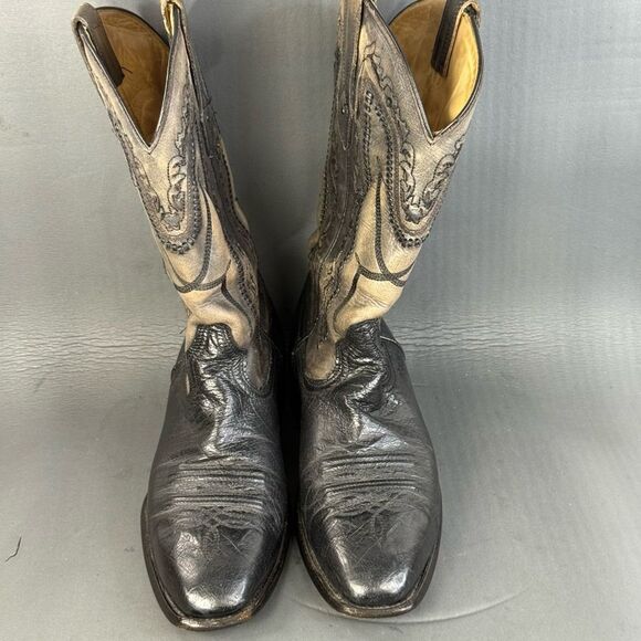 Corral leather western cowboy boots men’s size 8.5 - Picture 2 of 8